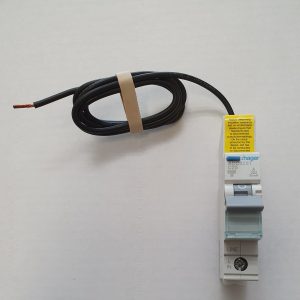 ADC325T HAGER RCBO 25AMP 1P&N 6KA C CURVE 30MA TYPE A