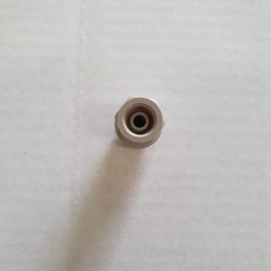 CI3208U7S John Guest 7/1" UNS Thread Tap or Fridge Connector to 1/4" Tube With Flange Cone