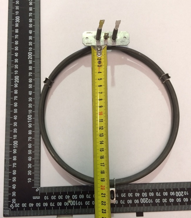 262900074 Genuine Beko Euromaid Fan Forced Element 1800W - Image 4