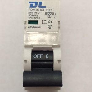 30443NLS 63Amp 6KA MCB Single Pole Circuit Breaker