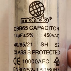 14UF Metal Start Run Capacitor