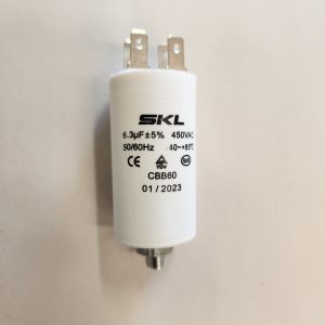 6.3UF Start Run Capacitor with 4 Terminals