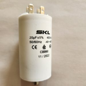 20UF Start Run Capacitor with 4 Terminals