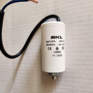 8UF Capacitor with Wire