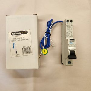 30674NLS RCBO DLR 16-40 10,000KA With Cables 25A